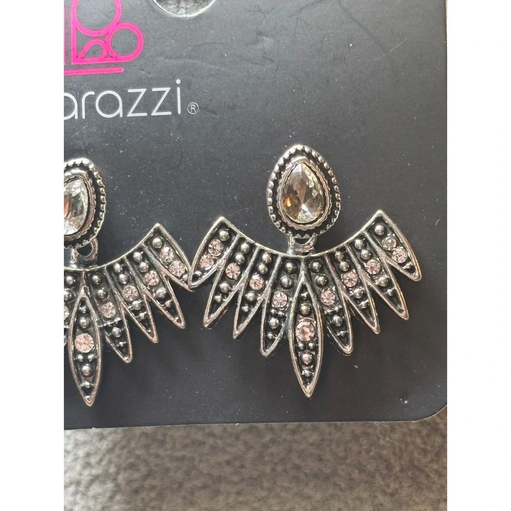 #51. Paparazzi Wing Fling Post Earrings